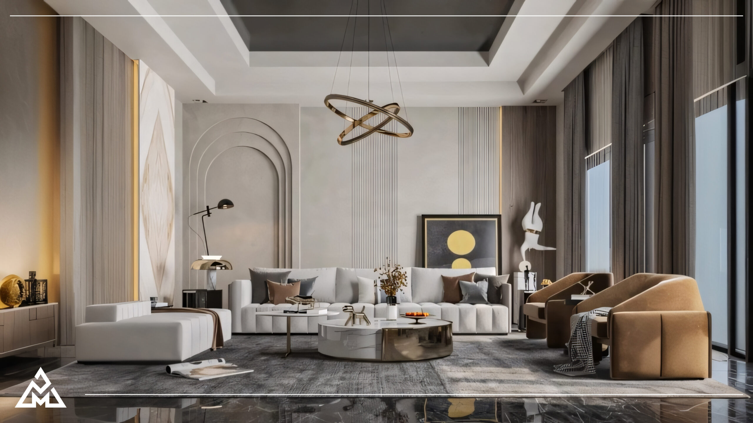 تصميم داخلي احترافي ثلاثي الأبعاد من الفكرة حتى التنفيذ