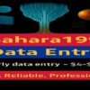 ساقوم بإدخال البيانات باحترافية ساعة 10$