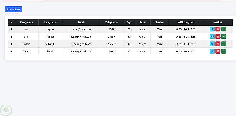 تطبيق إدارة عملاء Node MongoDB