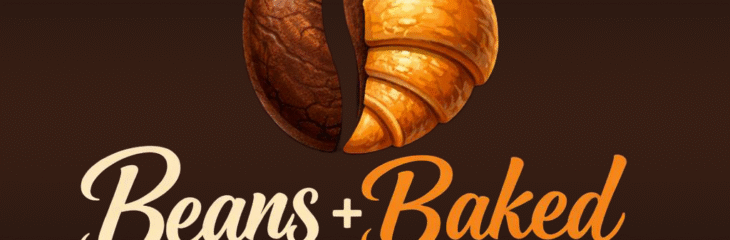 تصميم هوية بصرية كاملة لعلامة “Beans + Baked” للقهوة والمخبوزات