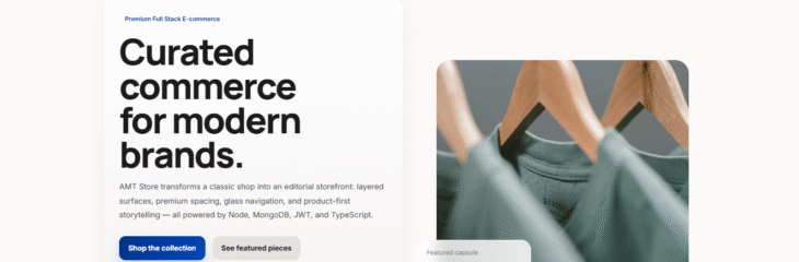 AMT Store – Full Stack E-commerce Platform