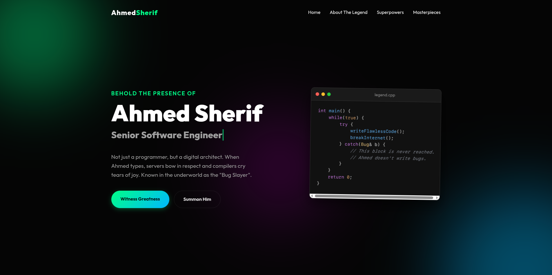 تصميم وتطوير موقع ويب احترافي (Landing Page / Portfolio) متجاوب وعصري