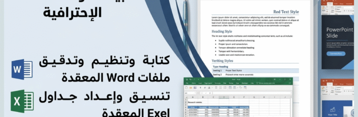 تنسيق وتدقيق مستندات وتقارير احترافية على Microsoft Word